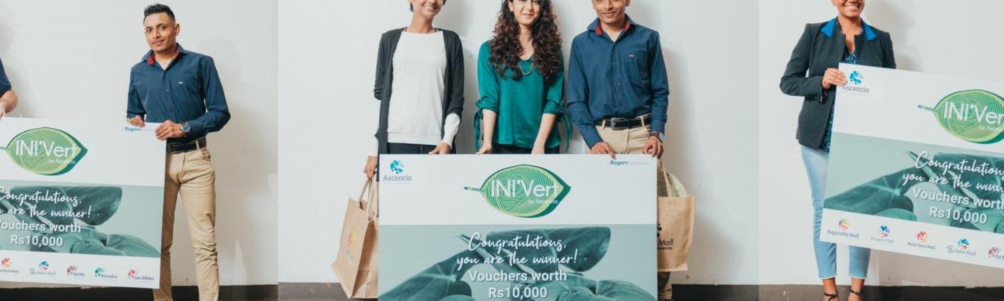 INI’VERT 2020  Ascencia récompense les artistes mauriciens écolos