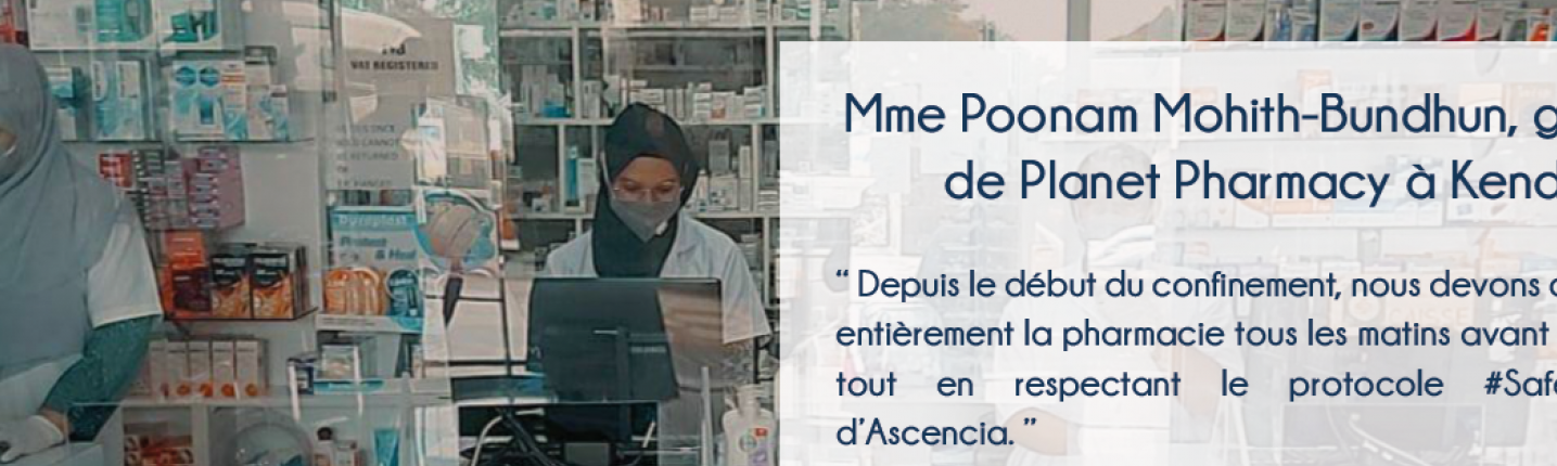 Mme Poonam Mohith-Bundhun, gérante de Planet Pharmacy à Kendra