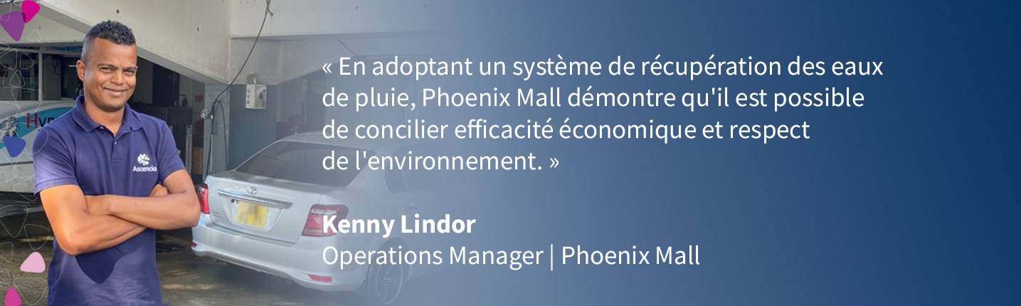 Phoenix Mall : les voitures lavées à l’eau de pluie