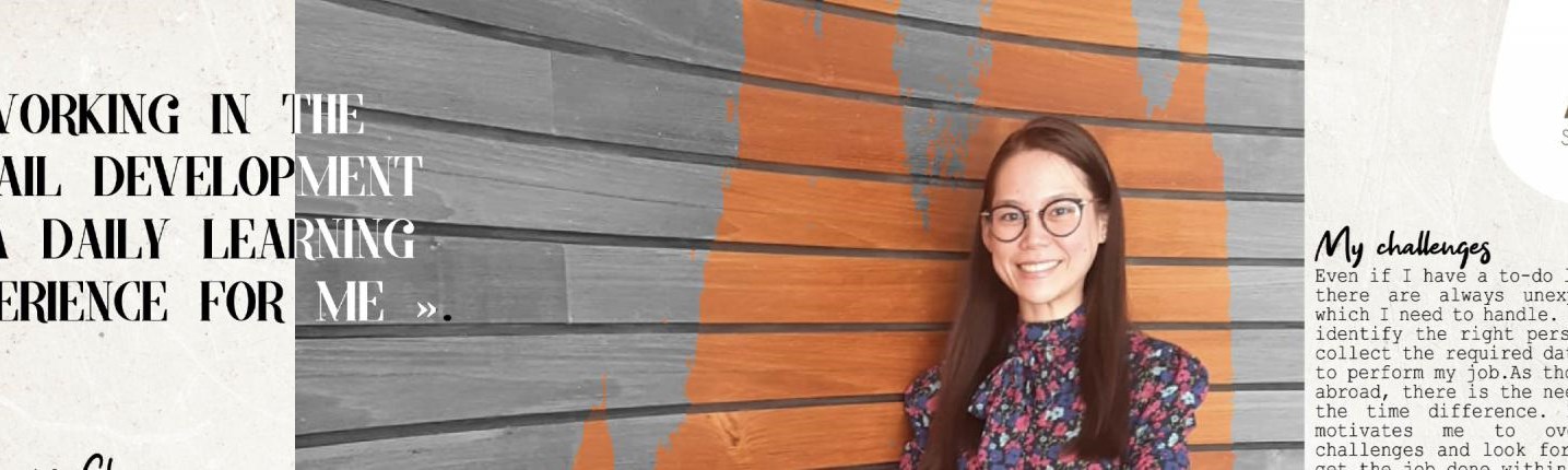 Working in the retail development is a daily learning experience for me