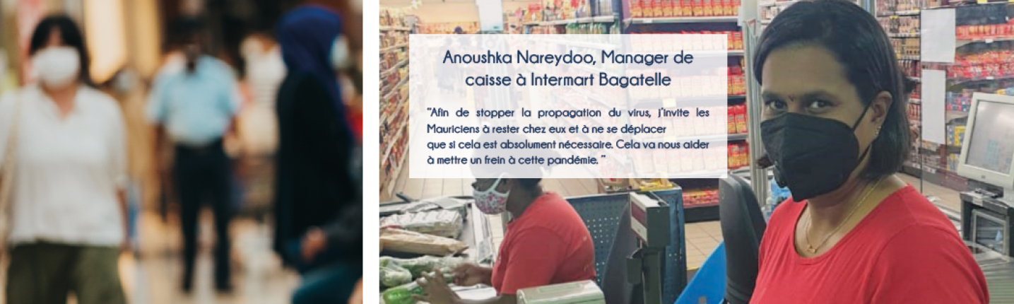Anoushka Nareydoo, Manager de caisse à Intermart Bagatelle